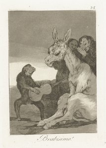 ブラボー！ ブラビシモ！ (オブジェクトのタイトル) ロス・カプリチョス（シリーズタイトル） 作： Francisco de Goya