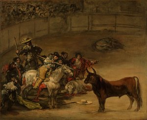 闘牛、ワンドの運、1824 作： Francisco de Goya