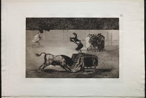 闘牛：同じリングで彼の別の狂気 作： Francisco de Goya