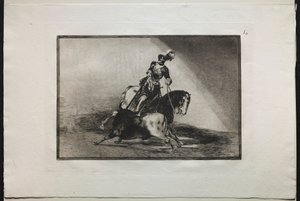 闘牛：チャールズ5世、1876年 作： Francisco de Goya