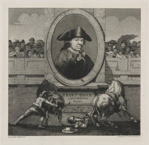 闘牛：フロントピース、1876。 作： Francisco de Goya