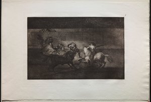 闘牛：ペペ・イッロの死（第3構成） 作： Francisco de Goya