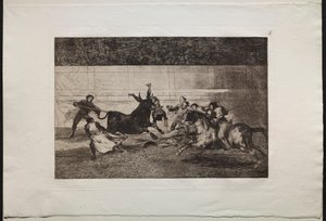 闘牛：ペペイッロの死2作目、1876。 作： Francisco de Goya