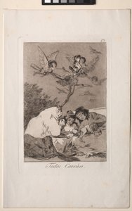 カプリチョス: オール ウィル フォール 作： Francisco de Goya