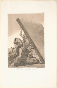 Caprichos: それでも彼らは行かない! 作： Francisco de Goya