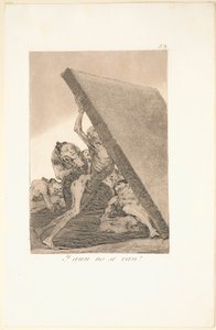 カプリコス：それでも彼らは行かない！ 作： Francisco de Goya