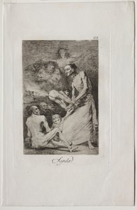 カプリチョス：ブロー！ 作： Francisco de Goya