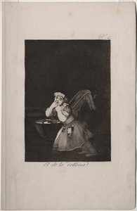 カプリチョス：乳母の少年 作： Francisco de Goya