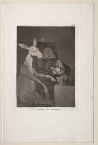 カプリチョス: 多かれ少なかれ 作： Francisco de Goya