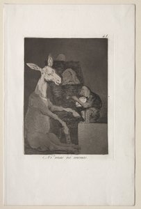 カプリコス：多かれ少なかれ。 作： Francisco de Goya
