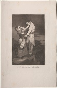 カプリチョス: 歯を求めて 作： Francisco de Goya