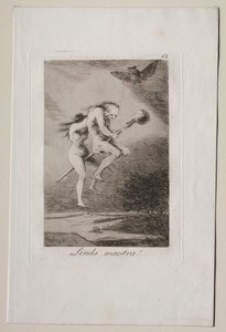 カプリコス：かなり先生！ 作： Francisco de Goya