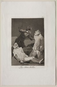 カプリチョス: チンチラ 作： Francisco de Goya