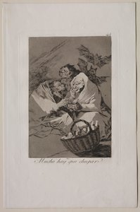 カプリチョス：吸うにはたくさんあります 作： Francisco de Goya