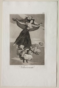 カプリチョス: 彼らは飛んだ 作： Francisco de Goya