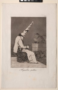 カプリチョス：塵のそれらの斑点 作： Francisco de Goya