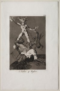 カプリチョス：上昇と下降 作： Francisco de Goya