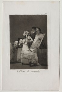 カプリチョス: 死ぬまで 作： Francisco de Goya