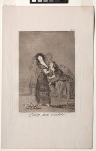 Caprichos: どちらがより多くの勝利を収めていますか? 作： Francisco de Goya