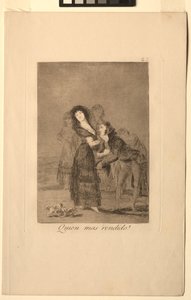Caprichos：それらのうちどれがより多くの克服です。 作： Francisco de Goya