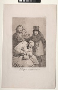 Caprichos: なぜ隠すのか? 作： Francisco de Goya