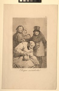Caprichos：なぜ隠すのか。 作： Francisco de Goya