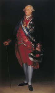 ガーディアスデコープス大佐の制服を着たシャルル4世、1800年 作： Francisco de Goya
