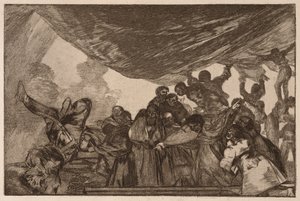 『Clear Folly』（『Disparate claro』）、『Los Disparates』シリーズより 作： Francisco de Goya