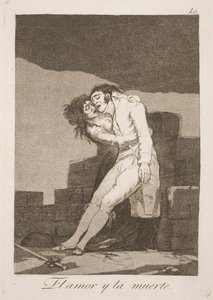 死と愛 作： Francisco de Goya