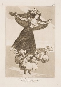 彼らは飛び去った 作： Francisco de Goya