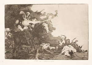彼らは同意できない (17) 作： Francisco de Goya