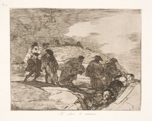 彼らはどこにいるのかわからない (70) 作： Francisco de Goya