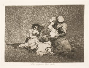勇気をくれるのは女たち (4) 作： Francisco de Goya