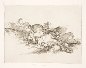 それは（常に）まだこのように起こります（8） 作： Francisco de Goya