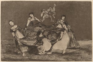 Disparate femenino (フェミニン フォリー) 作： Francisco de Goya