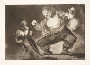ばか（悪徳の次は姦淫者） 作： Francisco de Goya