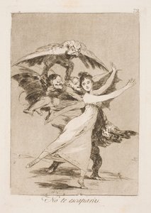 あなたは私たちから逃げません 作： Francisco de Goya