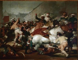 エル・ドス・デ・メイオ（5月2日）」または「マムルークの充電」（油彩・キャンバス 作： Francisco de Goya