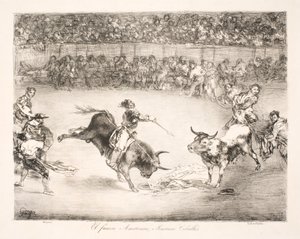 「有名なアメリカ人、マリアーノ・セバージョス」 作： Francisco de Goya