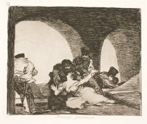 恐ろしい死 (13) 作： Francisco de Goya