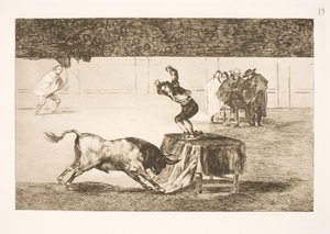 同じアリーナ（サラゴサ）での別のクレイジーな行為（Martinchoによる） 作： Francisco de Goya