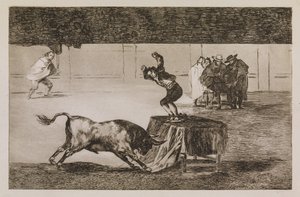 同じアリーナでの別のクレイジーな行為 作： Francisco de Goya