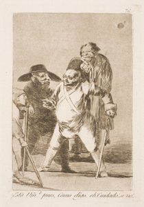 彼らはそこにいますか？ だから私は言った.ええと、注意してください ！ または... 作： Francisco de Goya