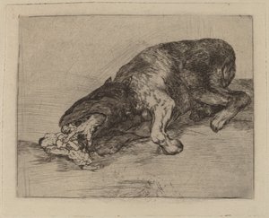 獰猛なモンスター！ (猛獣!) 作： Francisco de Goya