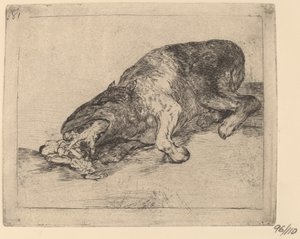 獰猛なモンスター！ (猛獣!) 作： Francisco de Goya