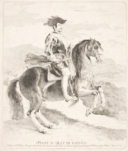 馬に乗ったスペイン王フェリペ4世 作： Francisco de Goya