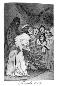 犬のフリゲート艦、1799 作： Francisco de Goya
