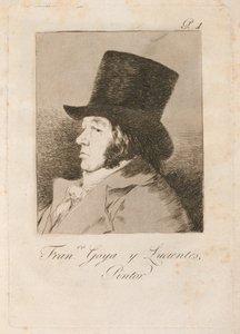 フランシスコ・ゴヤ・イ・ルシエンテス、画家 (フランシスコ・ゴヤ・イ・ルシエンテス、画家) 作： Francisco de Goya
