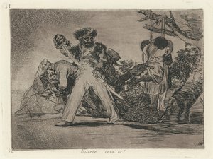 強いものは！ （それは大変です！） 作： Francisco de Goya
