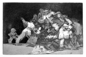 なぞなぞ、1819-1823 作： Francisco de Goya